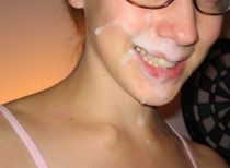 Sexy teen girl playing